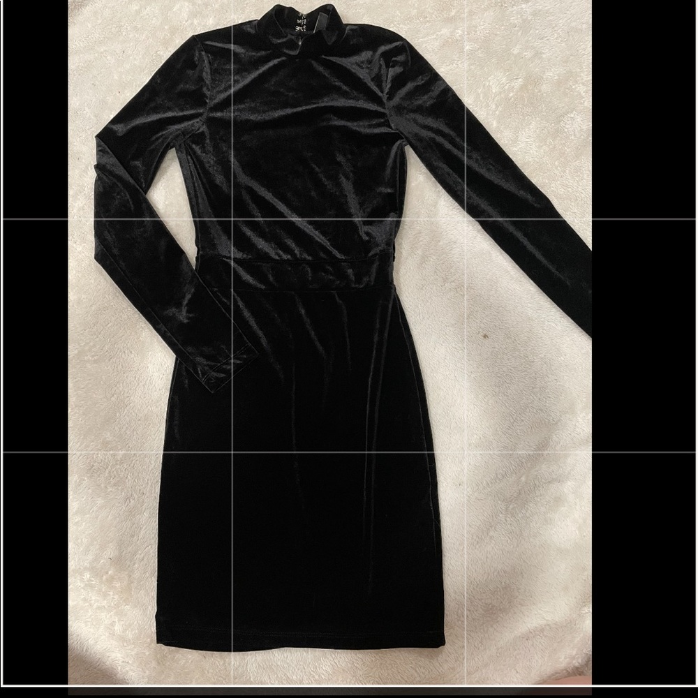 H&M Velvet Mini Dress